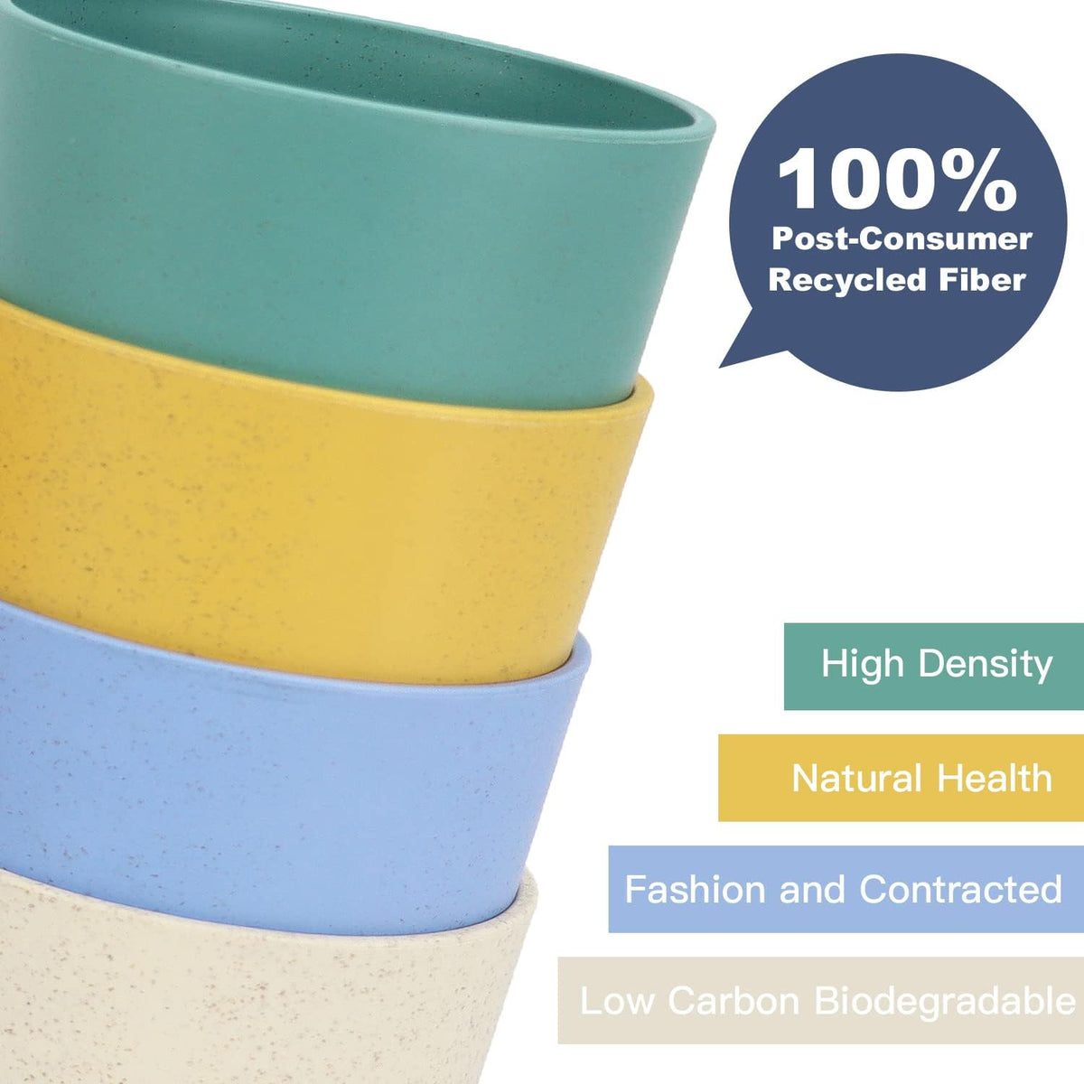 Wheat Straw Cups 6 PCS Good Alternative to Plastic Reusable CupsWheat Straw Cups 6 PCS Good Alternative to Plastic Reusable Cups