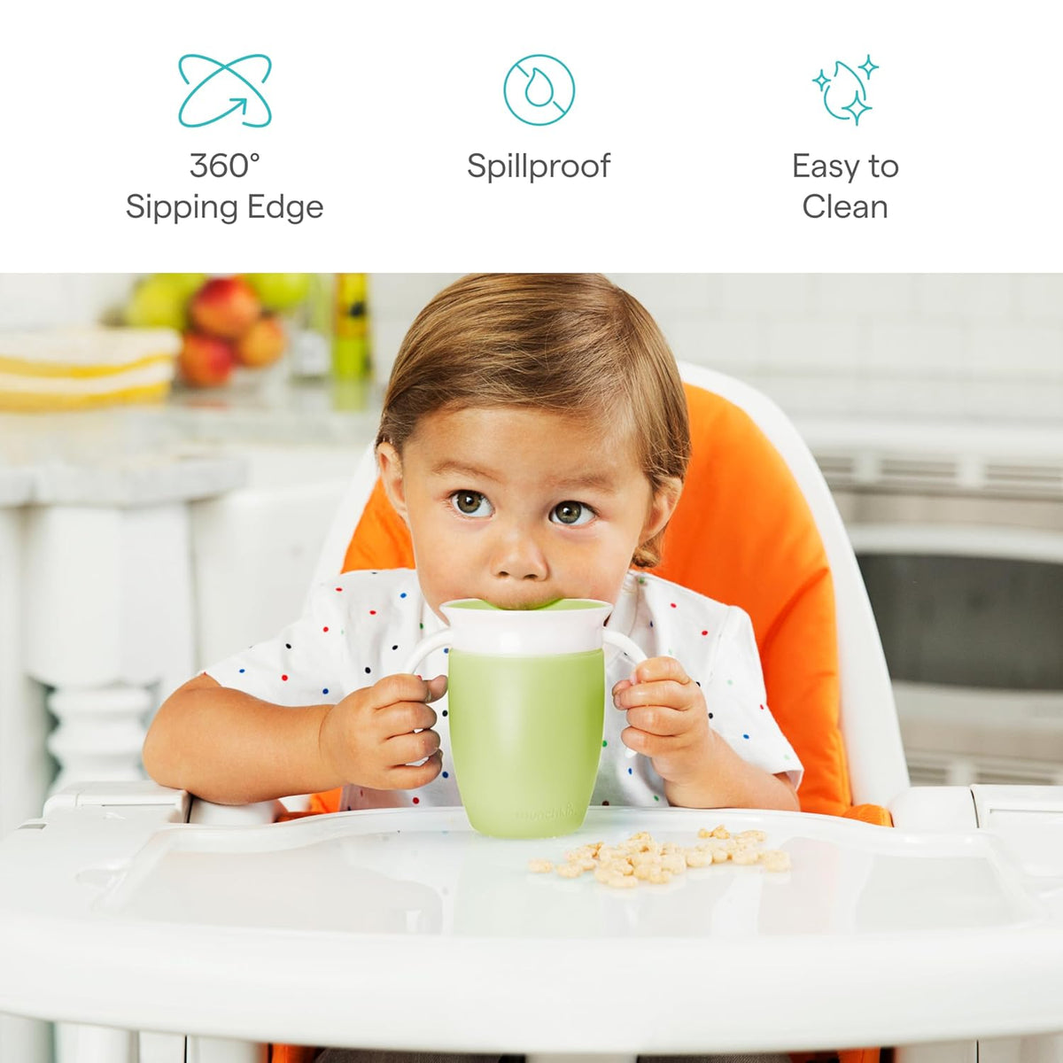 360 Trainer Sippy Cup with Handles, Spill Proof